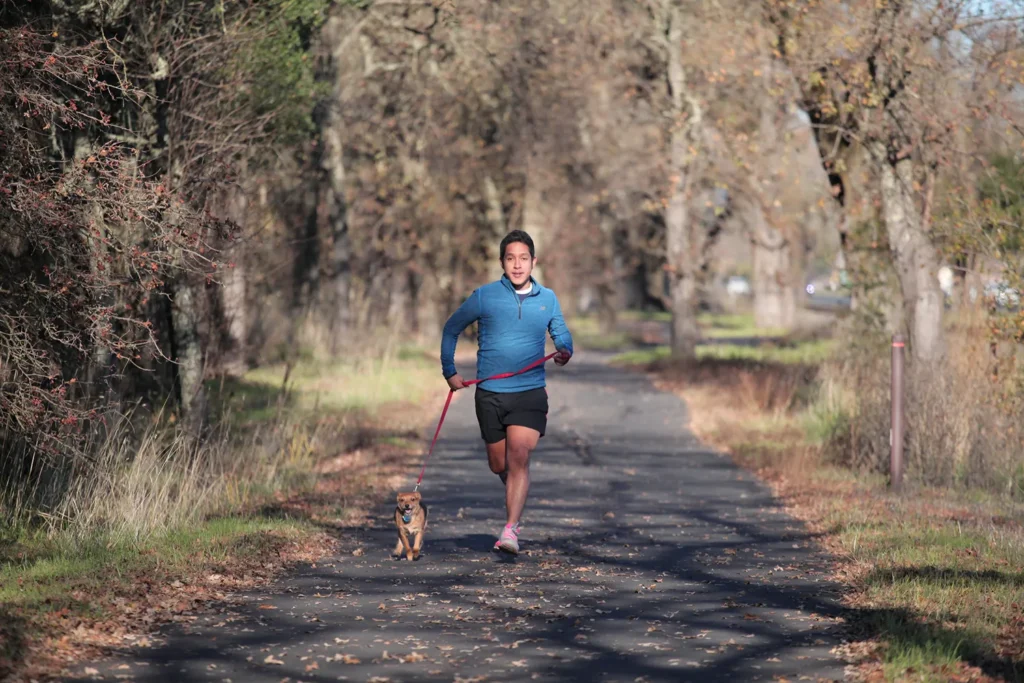 Runner on Vine Trail